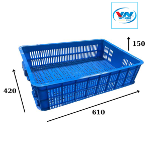 Sóng nhựa 610 × 420 × 150 mm
