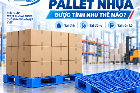 Tải trọng pallet nhựa được tính như thế nào? Công thức và ví dụ